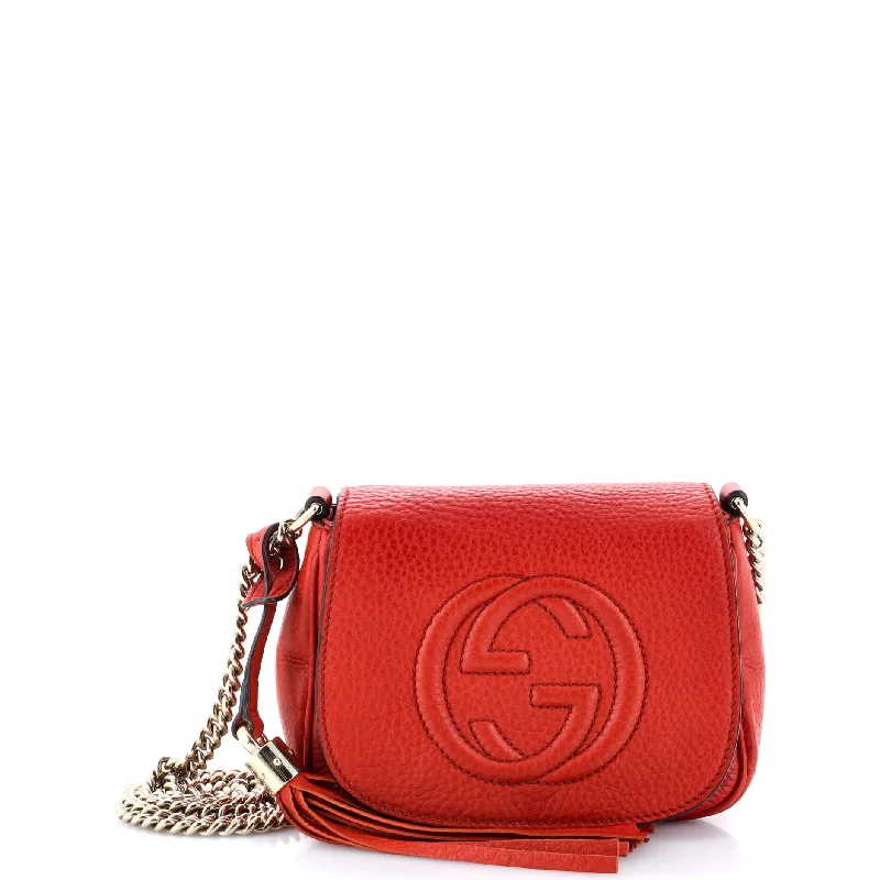 Soho Chain Crossbody Bag Leather Small