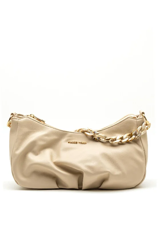 Marco Tozzi Resin Chain Crossbody Bag, Cream