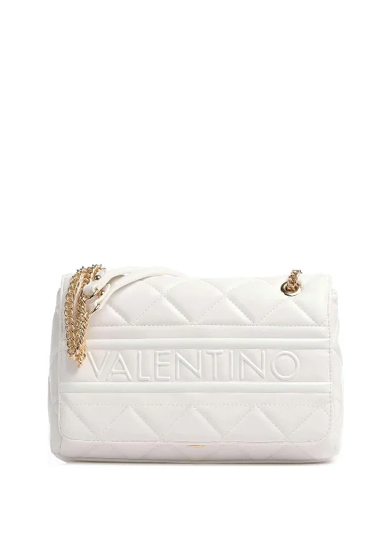 Valentino Handbags Ada Quilted Crossbody Bag, Bianco