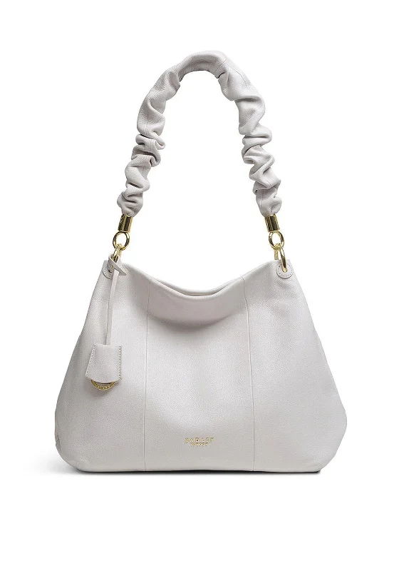 Radley Cuba Street Scrunched Strap Shoulder Bag, Off White