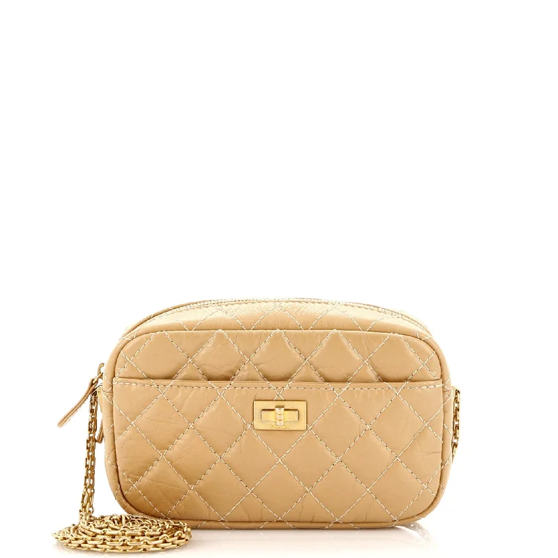 Reissue Camera Crossbody Bag Quilted Aged Calfskin Mini