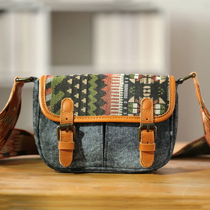 Canvas Over The Shoulder Bag Canvas Messenger Bag