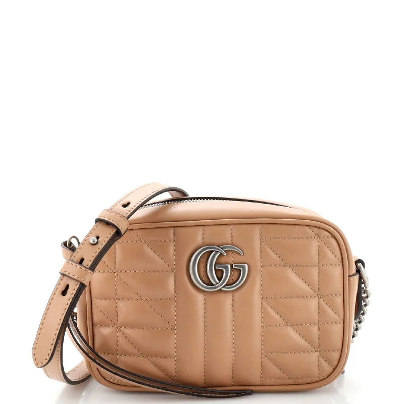 GG Marmont Shoulder Bag Mixed Matelasse Leather Mini