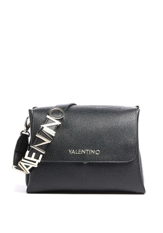 Valentino Handbags Alexia Medium Crossbody Satchel, Nero