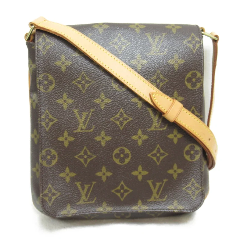 Louis Vuitton Musette Salsa Long Shoulder Bag Brown