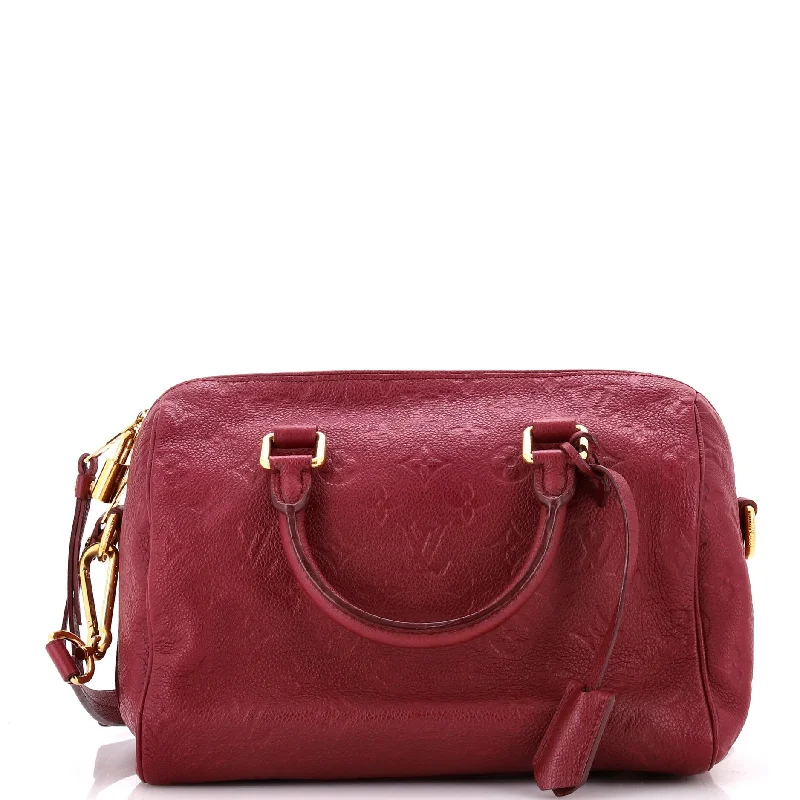 Speedy Bandouliere Bag Monogram Empreinte Leather 25