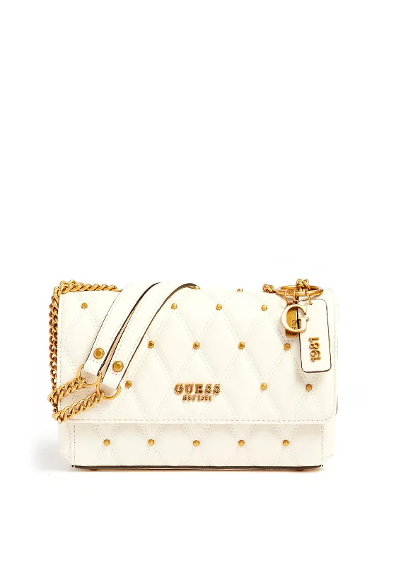 Guess Triana Studded Crossbody Bag, Ivory