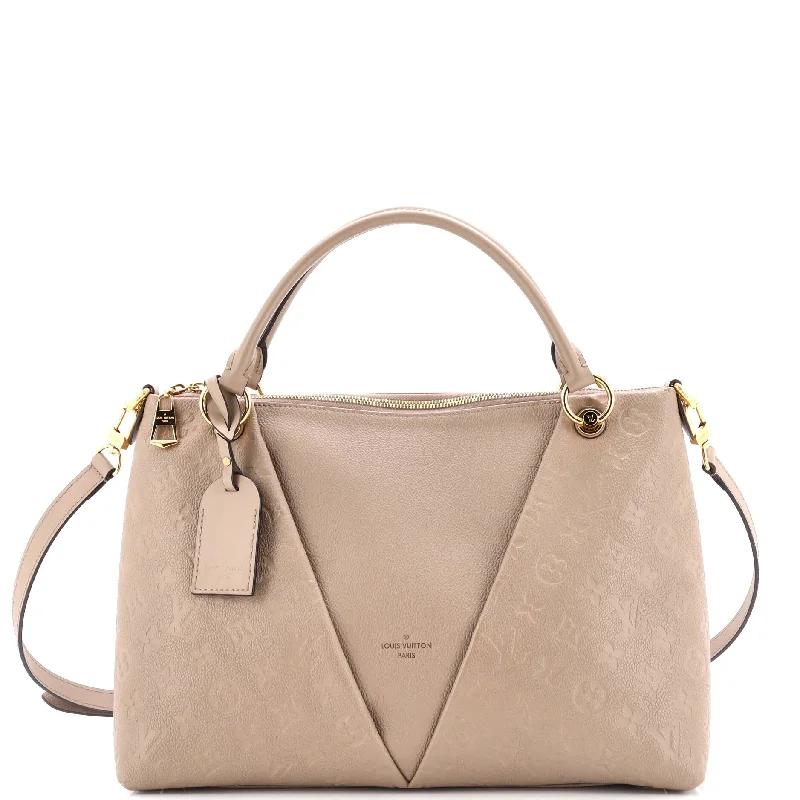 V Tote Monogram Empreinte Leather MM