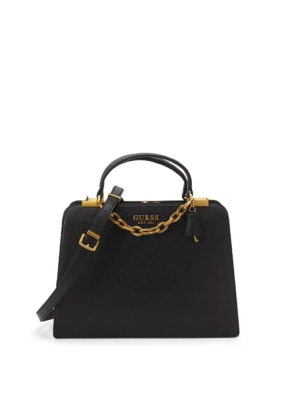 Guess Kristle Mini Satchel Bag, Black