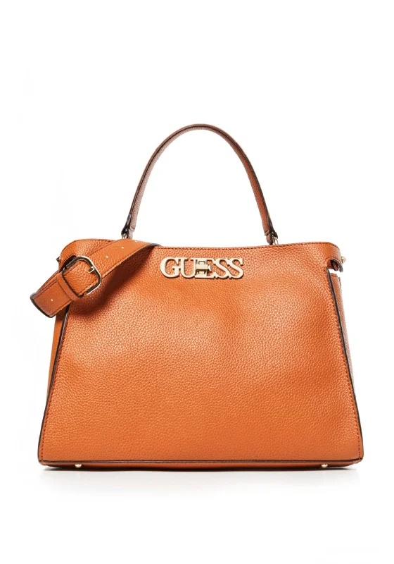 Guess Uptown Chic Medium Crossbody Bag, Tan