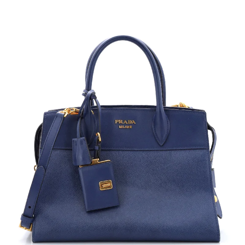 Esplanade Tote Saffiano with City Calf Medium