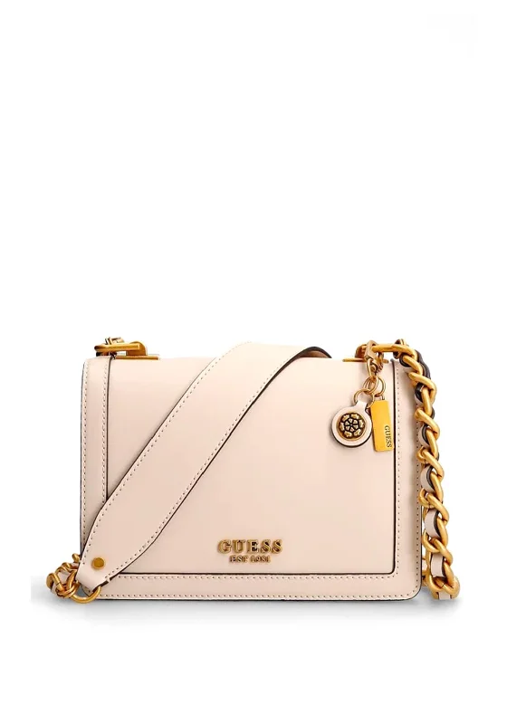 Guess Abey Smooth Finish Crossbody Bag, Light Rum