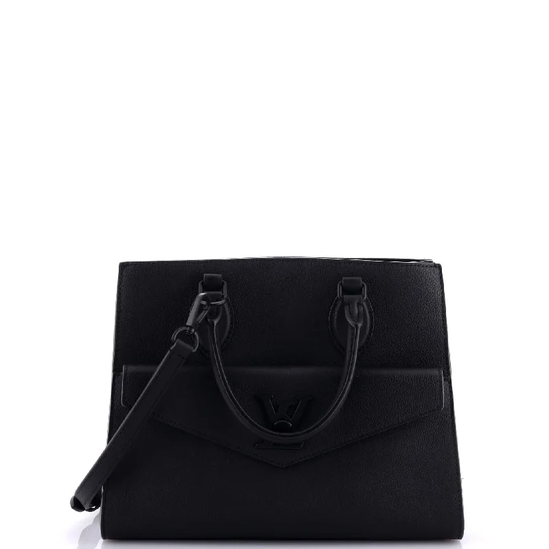 Lockme Monochrome Tote Leather PM