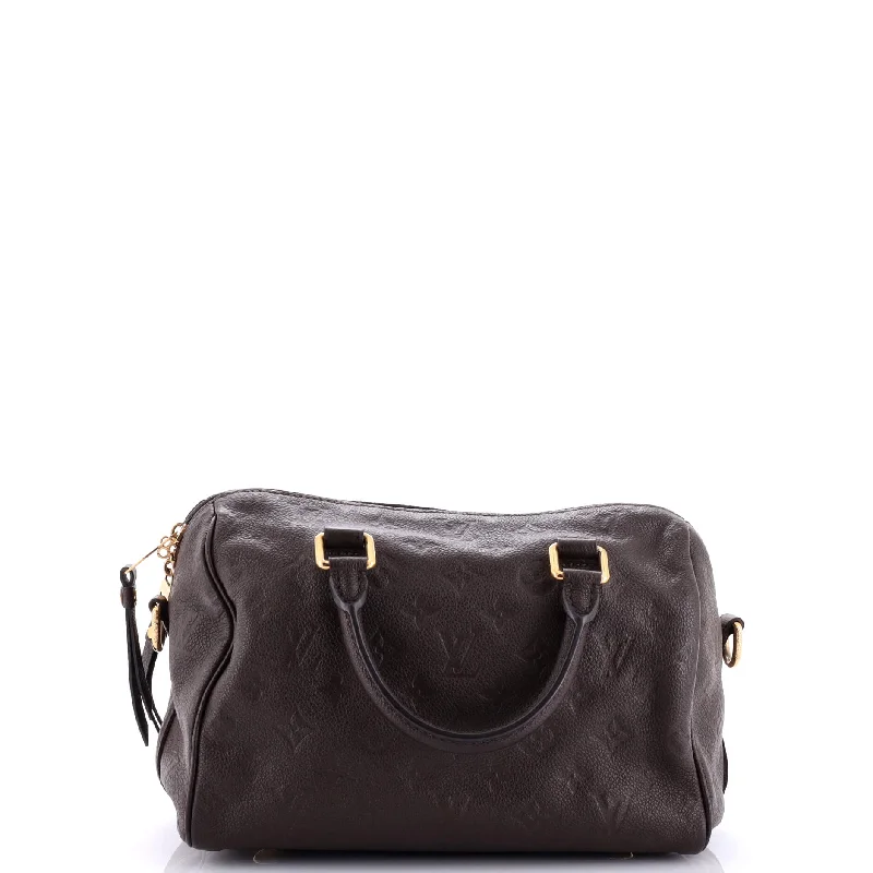 Speedy Bandouliere Bag Monogram Empreinte Leather 25