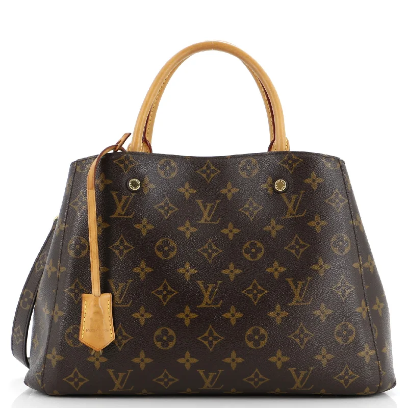 Montaigne Handbag Monogram Canvas MM