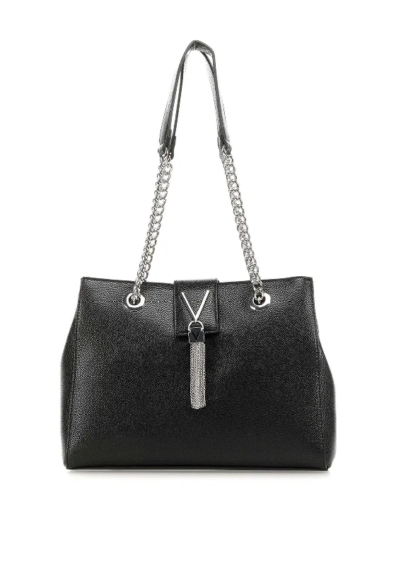 Valentino Handbags Divina Large Shoulder Bag, Nero