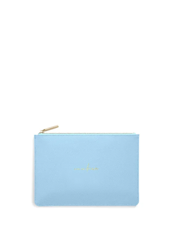 Katie Loxton Colour Pop Perfect Pouch ‘Live to Dream’, Blue