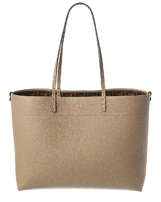 FENDI Roll Medium Leather Tote