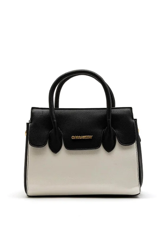 Zen Collection Two Tone Grab Bag, Black & White