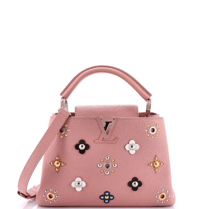 Capucines Bag Leather with Embellished Detail BB