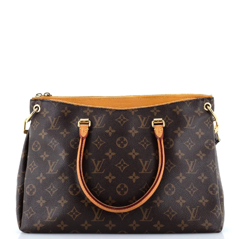 Pallas Tote Monogram Canvas with Leather