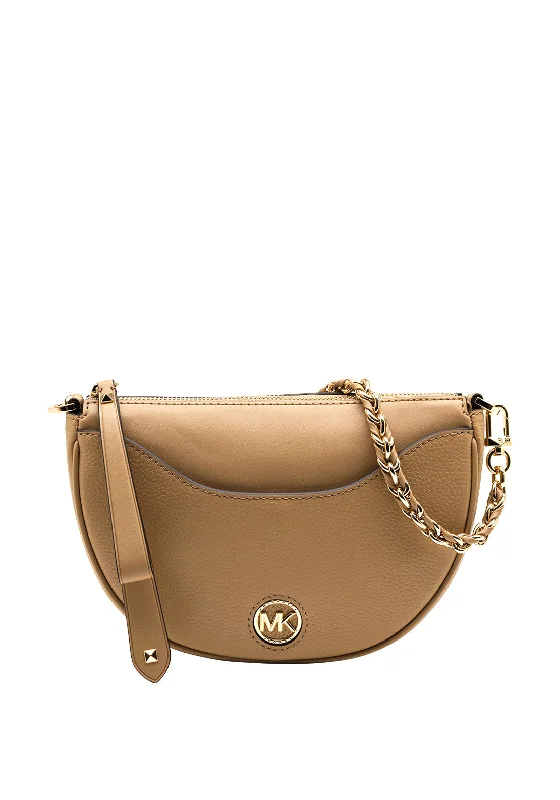 MICHAEL Michael Kors Half Moon Crossbody Bag, Camel