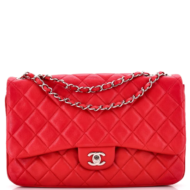 3 Flap Bag NM Quilted Lambskin Jumbo