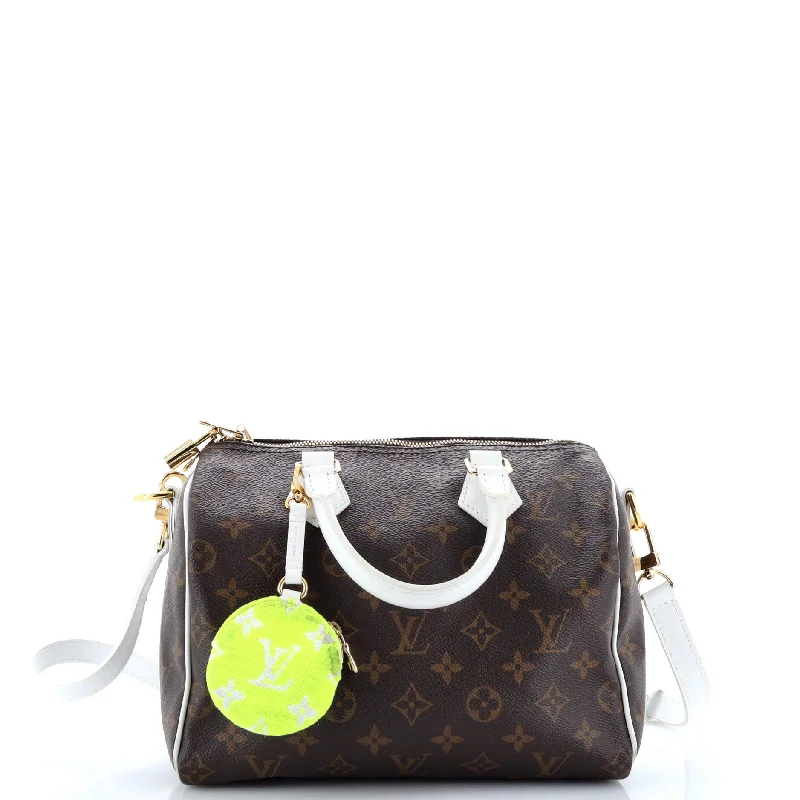 Speedy Bandouliere Bag LV Match Monogram Canvas 25