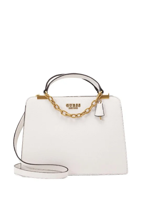 Guess Kristle Girlfriend Satchel Bag, Ivory