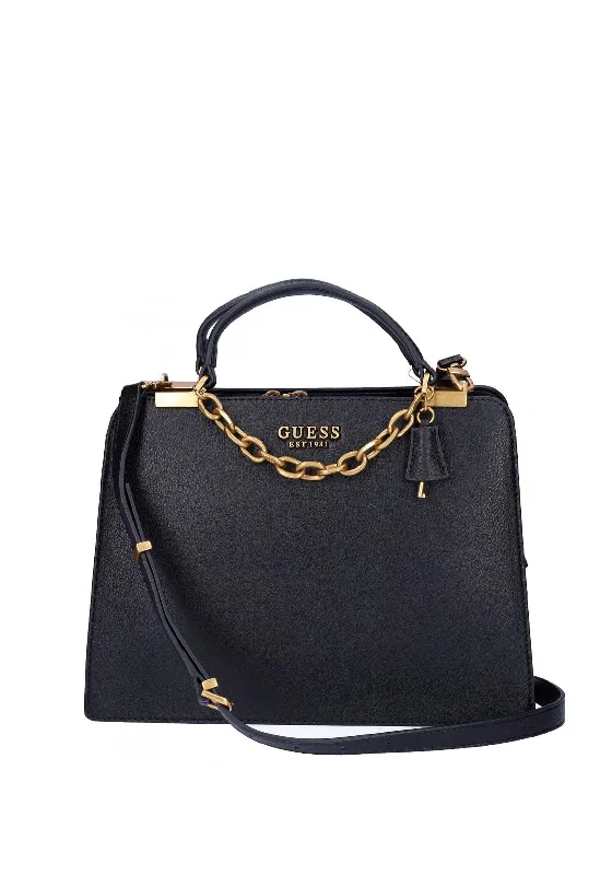 Guess Kristle Satchel Bag, Black