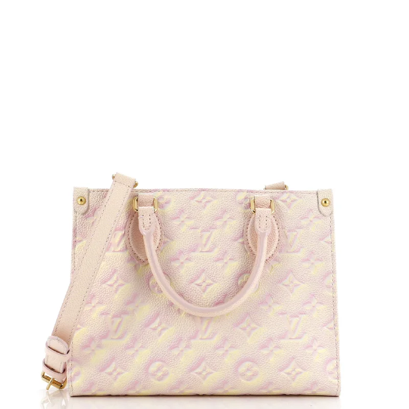 OnTheGo Tote Stardust Monogram Empreinte Leather PM