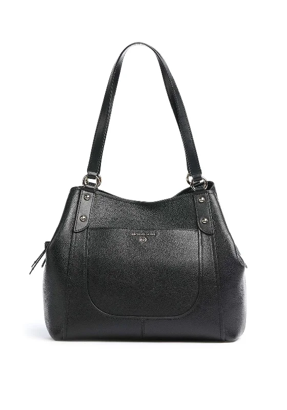 MICHAEL Michael Kors Molly Signature Large Shoulder Bag, Black