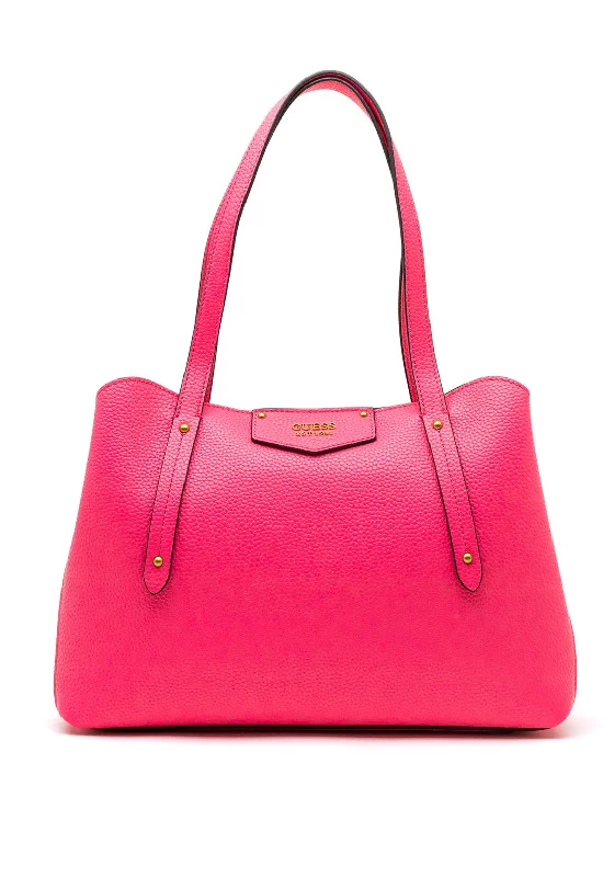 Guess Eco Brenton Girlfriend Shopper Bag, Bright Pink