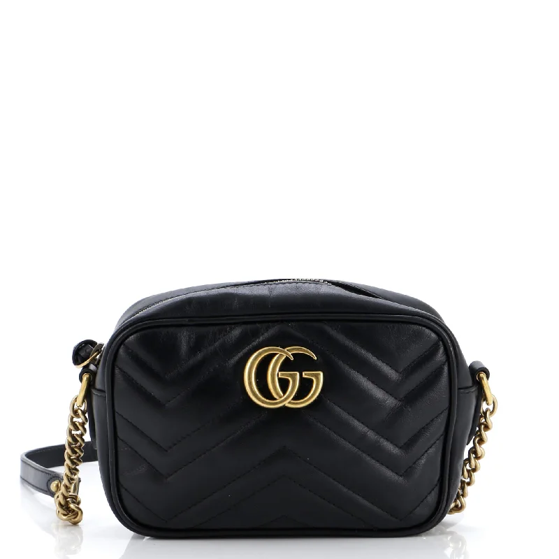 GG Marmont Shoulder Bag Matelasse Leather Mini