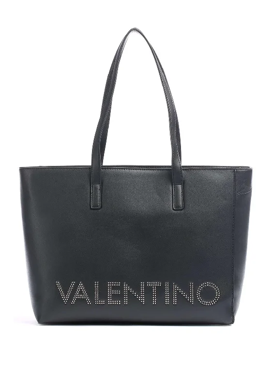 Valentino Handbags Portia Large Tote Bag, Nero