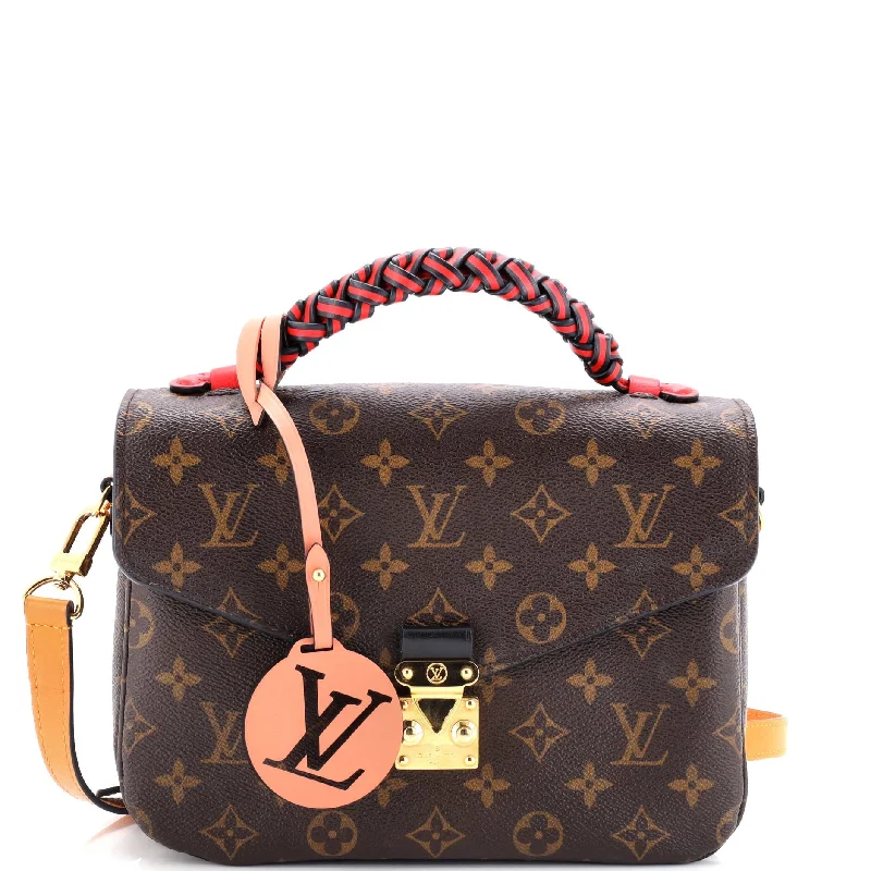 Braided Handle Pochette Metis Monogram Canvas