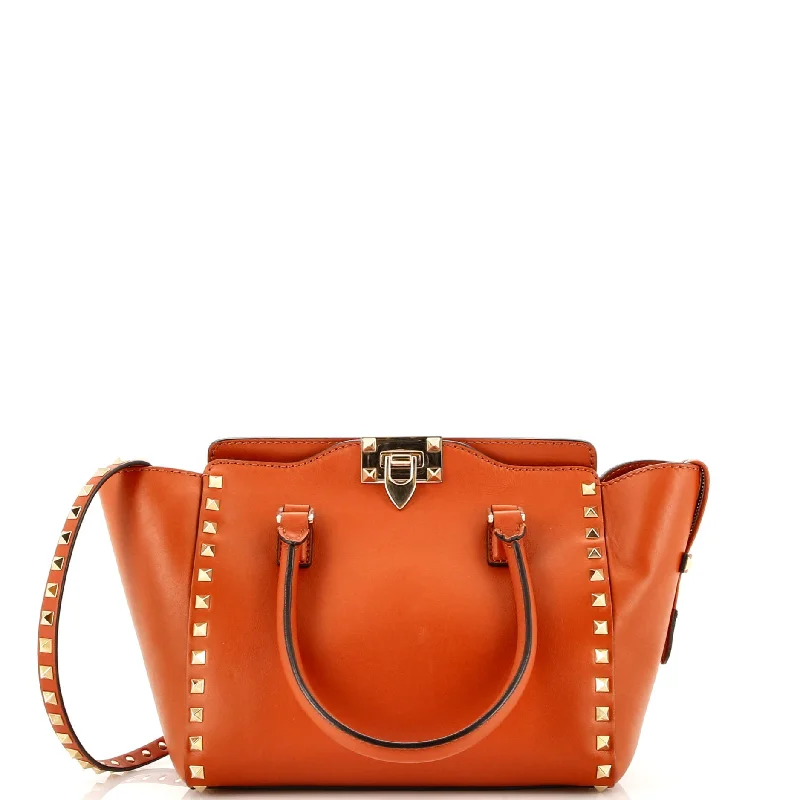 Rockstud Tote Rigid Leather Small