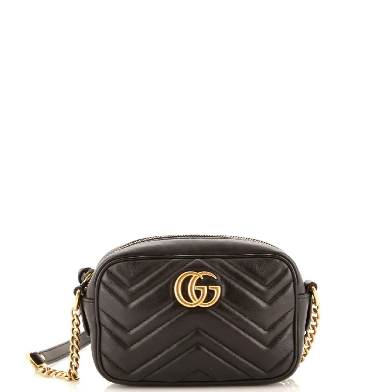 GG Marmont Shoulder Bag Matelasse Leather Mini