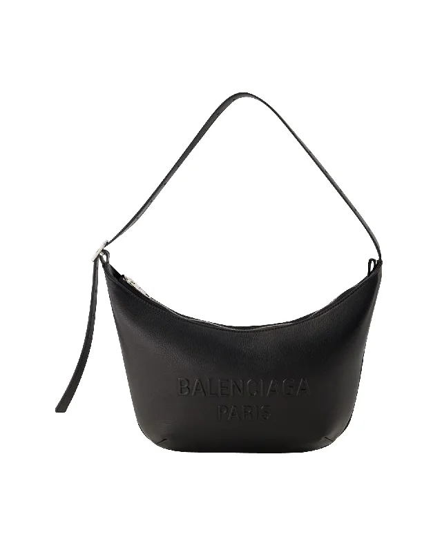 Mary Kate Sling Shoulder Bag - Balenciaga - Leather - Black