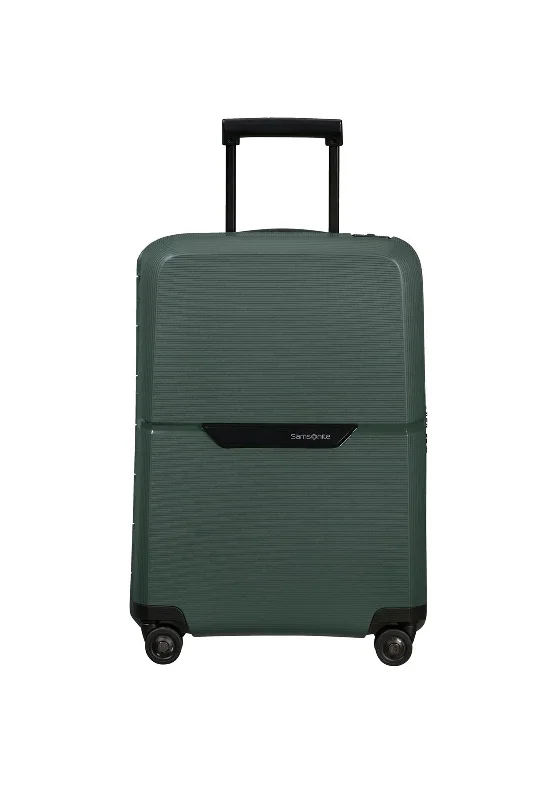 Samsonite Magnum Eco 4 Wheel Cabin Size Suitcase, Forest Green