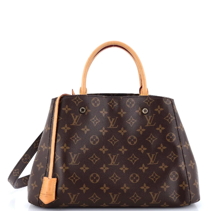 Montaigne Handbag Monogram Canvas MM