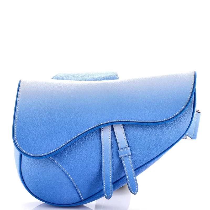 Saddle Crossbody Bag Leather Maxi