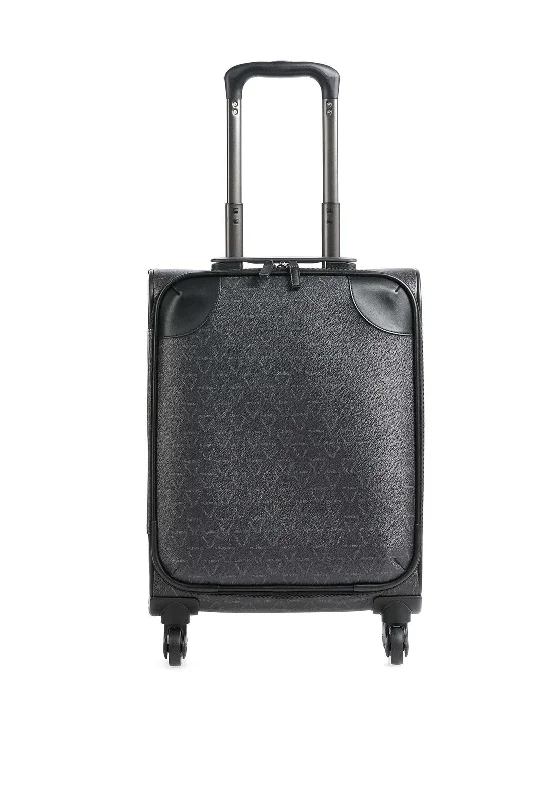 Valentino Handbags Liuto Carry On Suitcase, Black