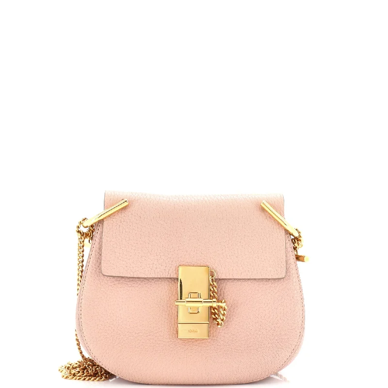 Drew Crossbody Bag Embossed Leather Mini