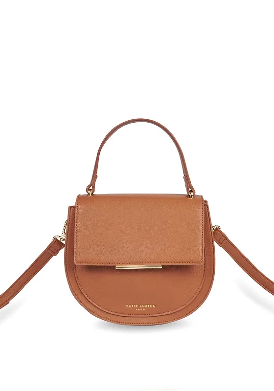 Katie Loxton Alyce Saddle Crossbody Bag, Cognac