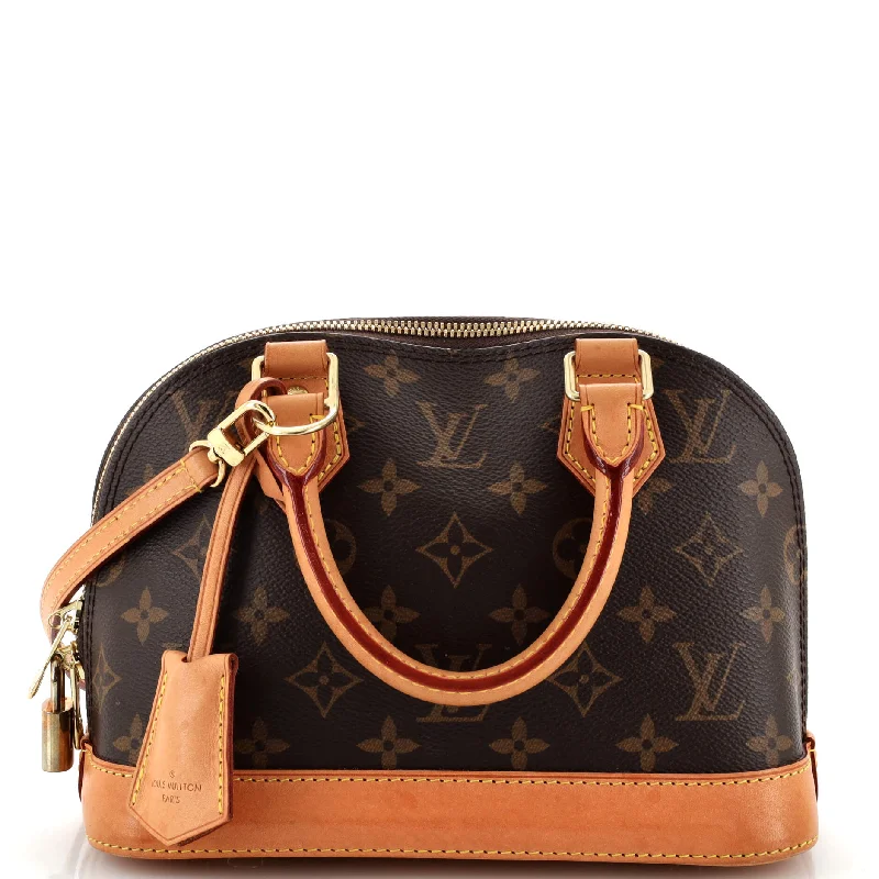 Alma Handbag Monogram Canvas BB