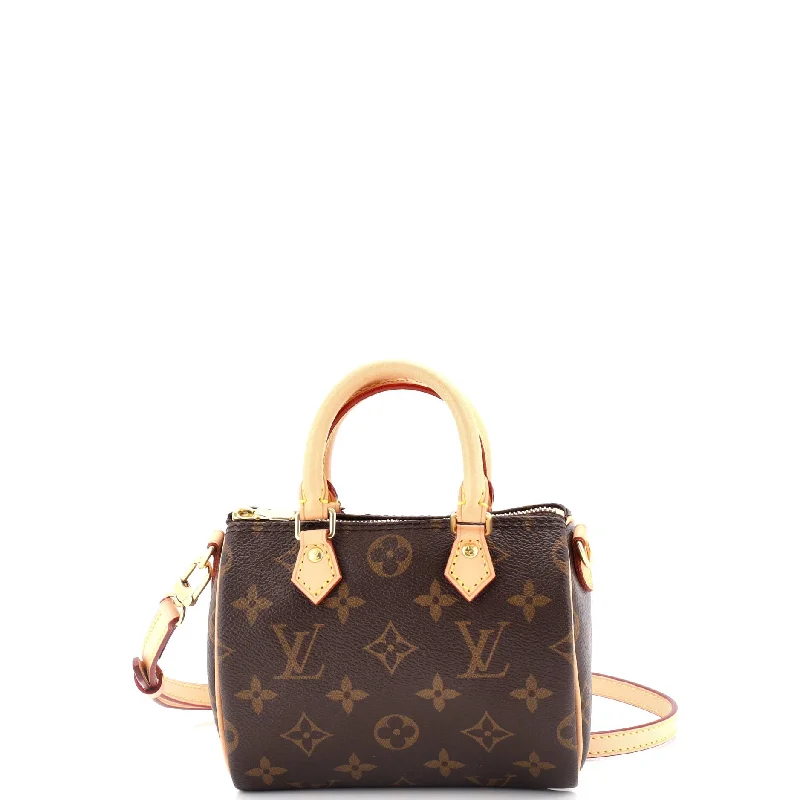 Speedy Bandouliere Bag Monogram Canvas Nano