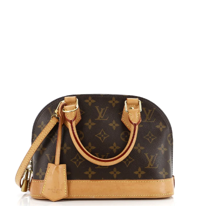 Alma Handbag Monogram Canvas BB