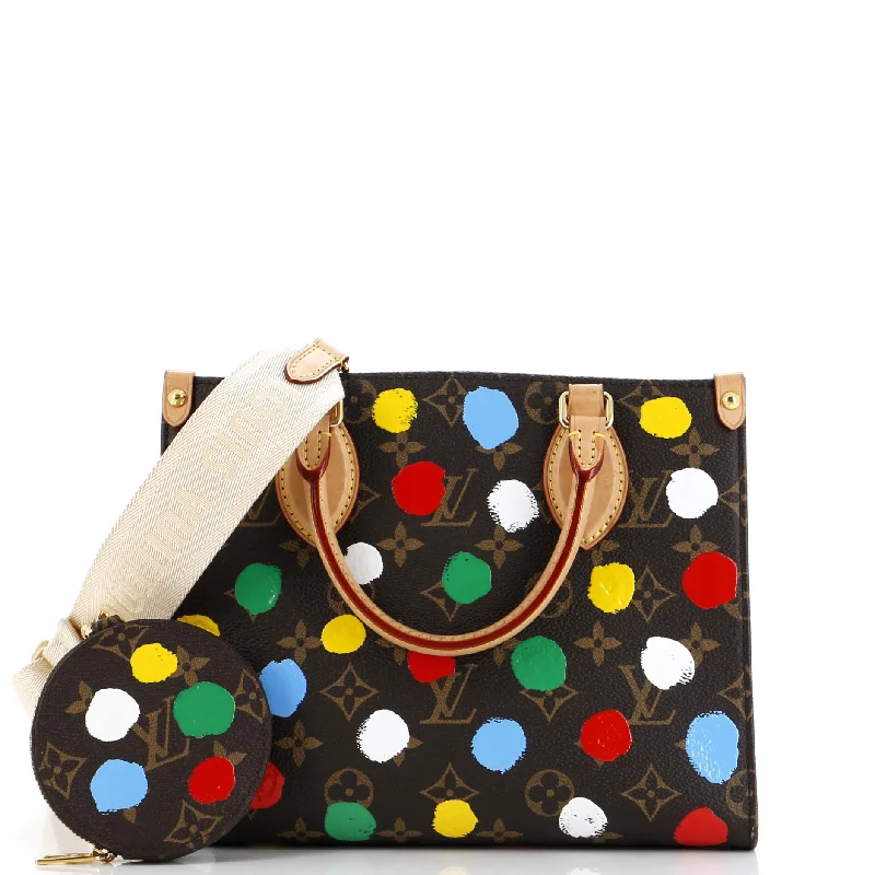 OnTheGo Tote Yayoi Kusama Painted Dots Monogram Canvas PM