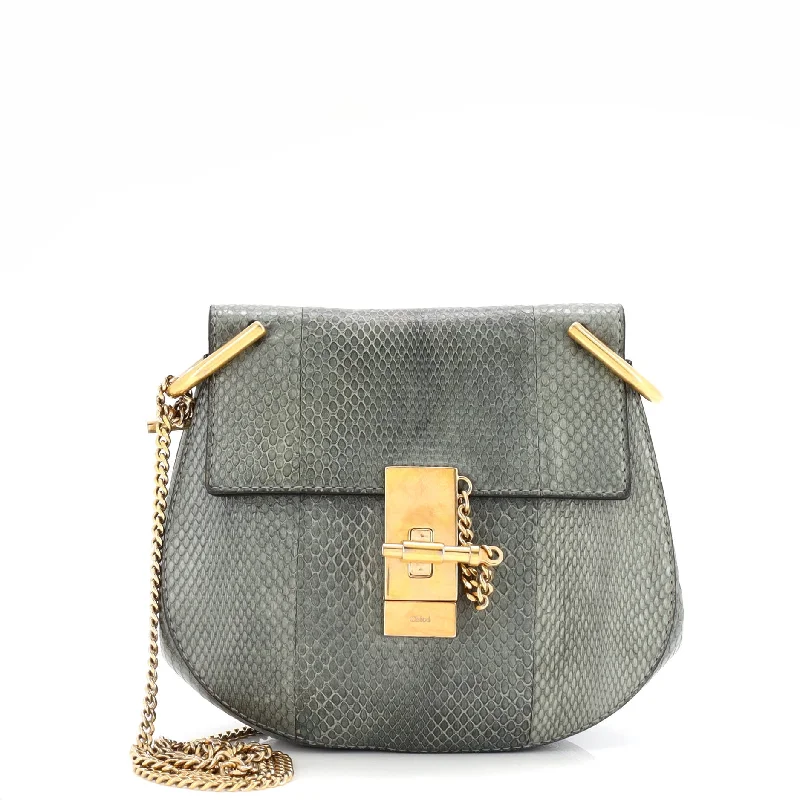 Drew Crossbody Bag Python Mini